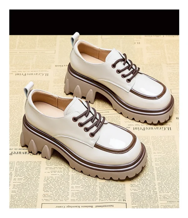 2025  Fashion Leather Women Loafers Shoes High Quality Casual Loafers Women - Image 6