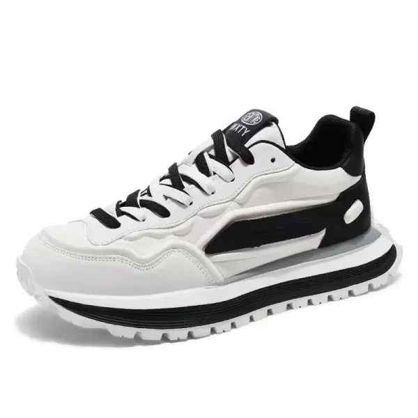 2025New Breathable Casual Sports Shoes Versatile Thick Soled Comfortable and Wear-resistant Lightweight Lace-up MensTrendy Shoes - Image 6