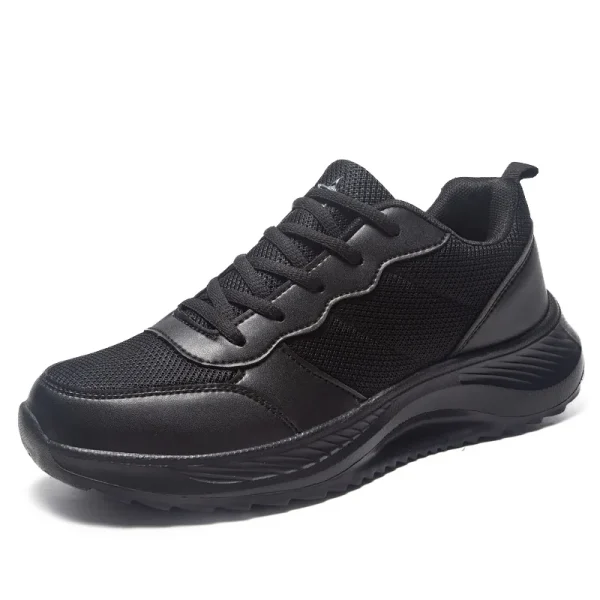 2025 High Quality Training Running Shoes Comfortable Breathable Mesh Men's Shoes Solid Color Style Sneakers - Image 6