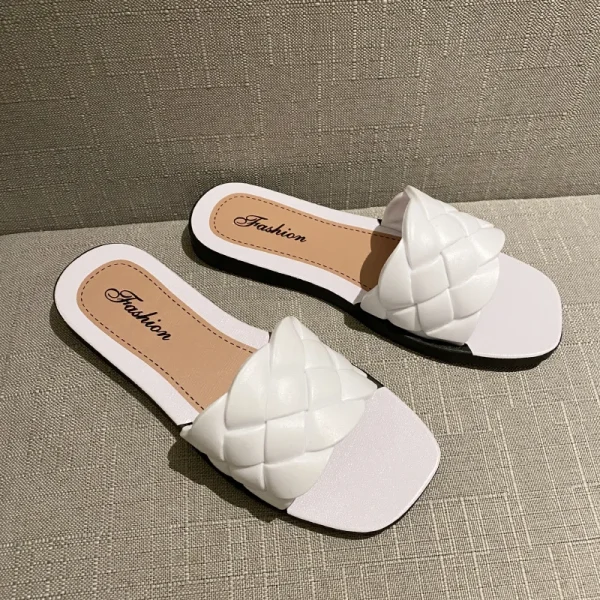 Women's Sandals Clip Toe Summer Beach Women Slippers Sandals - Image 4