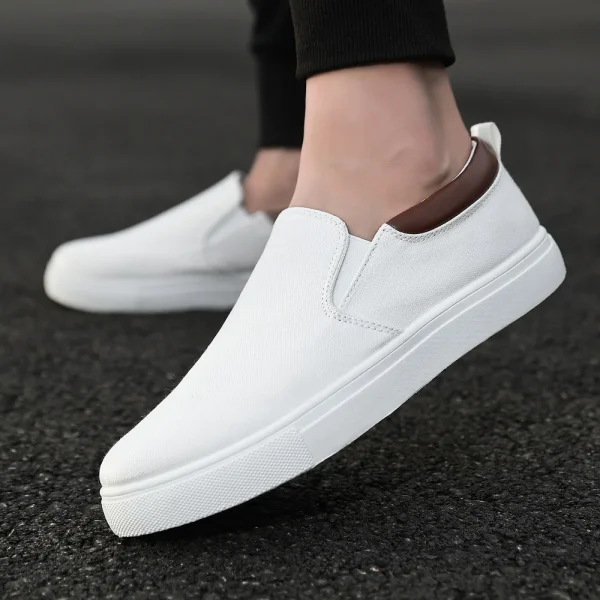 2025 New Canvas Shoes for Men's Versatile Casual Shoes Large Board Shoes - Image 6