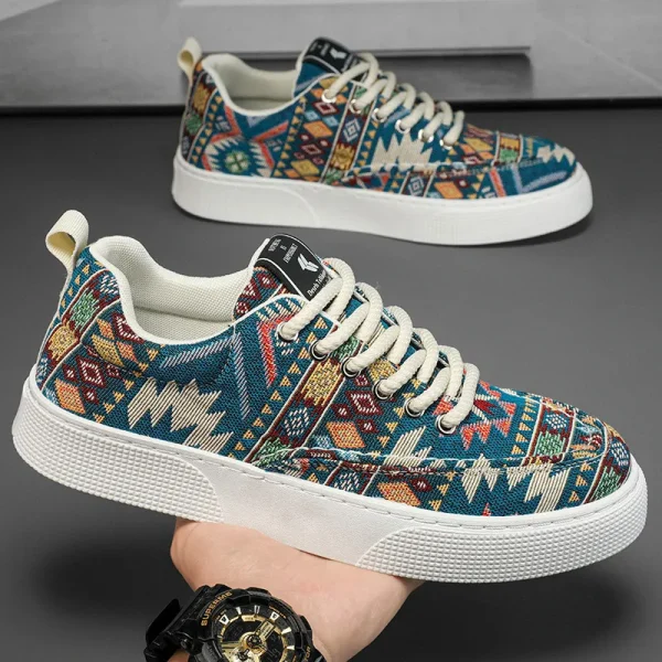 2025 Mesh Original Sneakers Canvas Upper Fashion Walking Style Shoes Sneakers Skateboard Shoes - Image 2