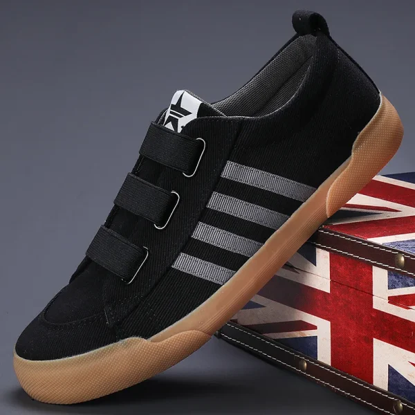2025 Popular Leisure Skateboard Shoes Men Soft Soled Tennis Athletic Sport Footwear Casual Canvas Sneakers - Image 5