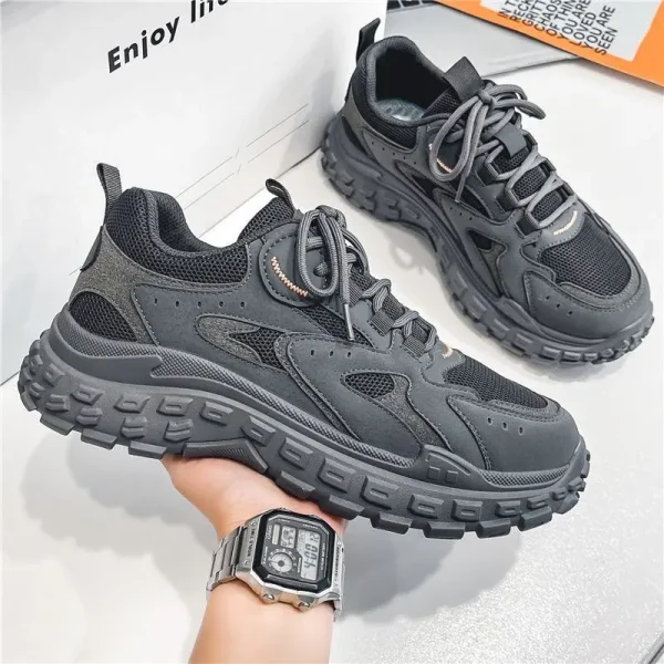 2025 New Casual Shoes Men Breathable Mesh Shoes Non-slip Wear-resistant Sport Shoes Daddy Sneakers Man - Image 6