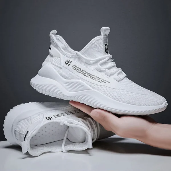 2025 New Men's Breathable Shoes Comfortable and Non-slip Deodorant Trendy Student Shoes - Image 2
