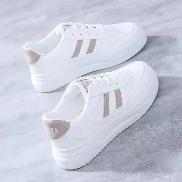 2025 Spring New Korean Version Small White Shoes Female Ins Breathable Street  Board Shoes Women Platform Cake Shoes - Image 5