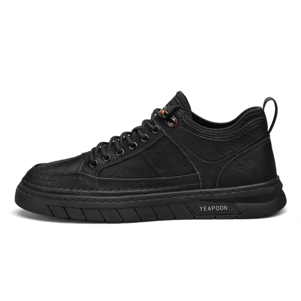 2025 Mens Shoes Anti Slip Work Board Business Casual Waterproof Wear-resistant Breathable Sneakers Thick Soled Hiking Shoes - Image 6