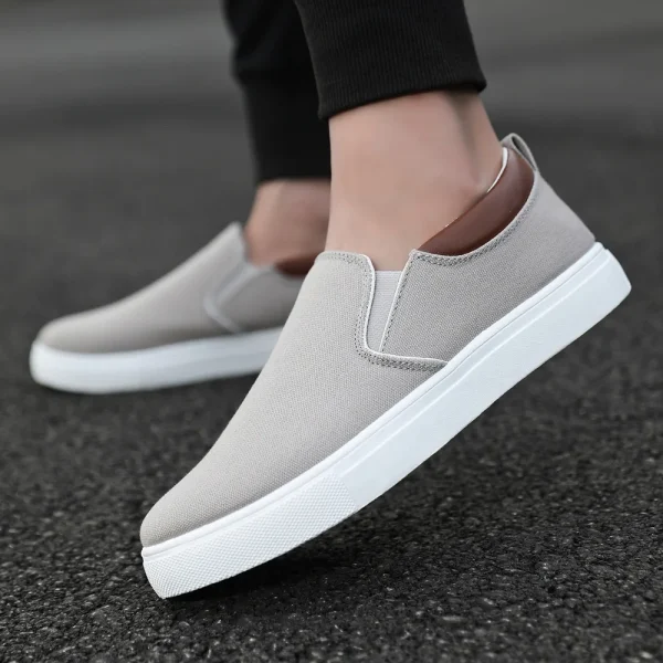 2025 New Canvas Shoes for Men's Versatile Casual Shoes Large Board Shoes - Image 5