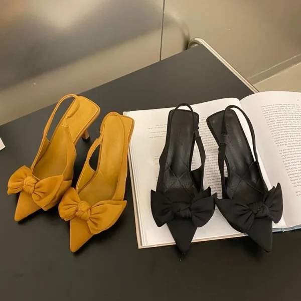 2025 Hot Sale Summer Pointed Toe Slope Heel Women's Fashion square Head Sandals Sexy Chunky High Heels Shoes