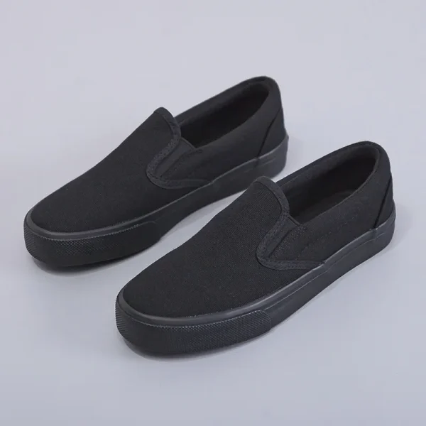 2025 New Canvas Driving Shoes Couple Black White Vulcanized Canvas Shoes Mens Designer Sneakers Fashion - Image 6