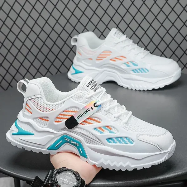 2025 Men's Casual Sneakers Breathable Walking Style Lightweight Sneakers - Image 4