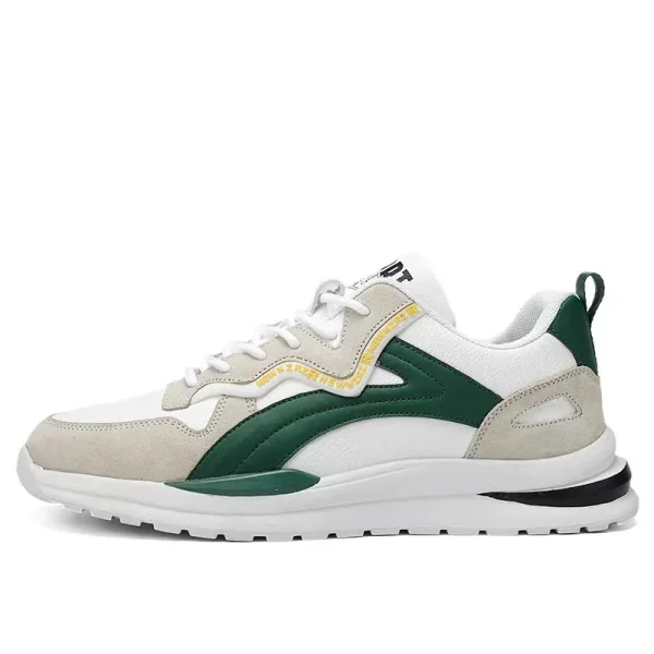 2025 Newest Design Sport Running Shoes Soft PU Leather Sneakers for Men - Image 6