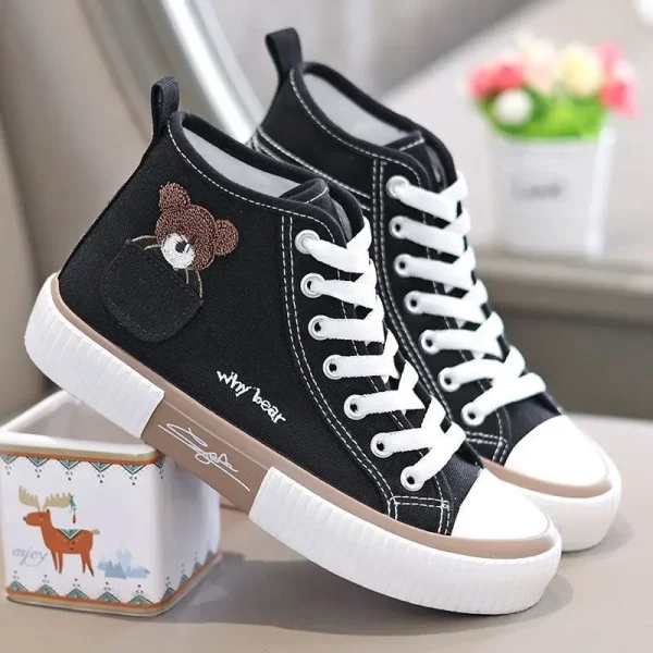 Price Brand Classic Canvas Shoes Vulcanized Sneakers Summer Canvas Shoes for Women and Girl - Image 4
