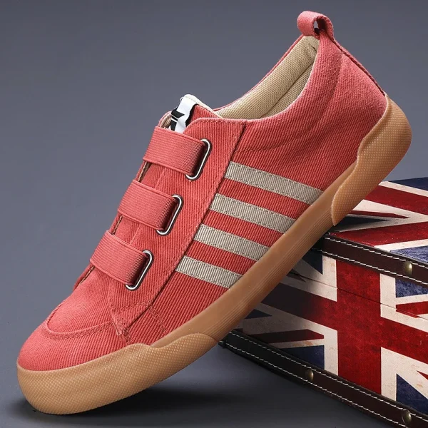 2025 Popular Leisure Skateboard Shoes Men Soft Soled Tennis Athletic Sport Footwear Casual Canvas Sneakers
