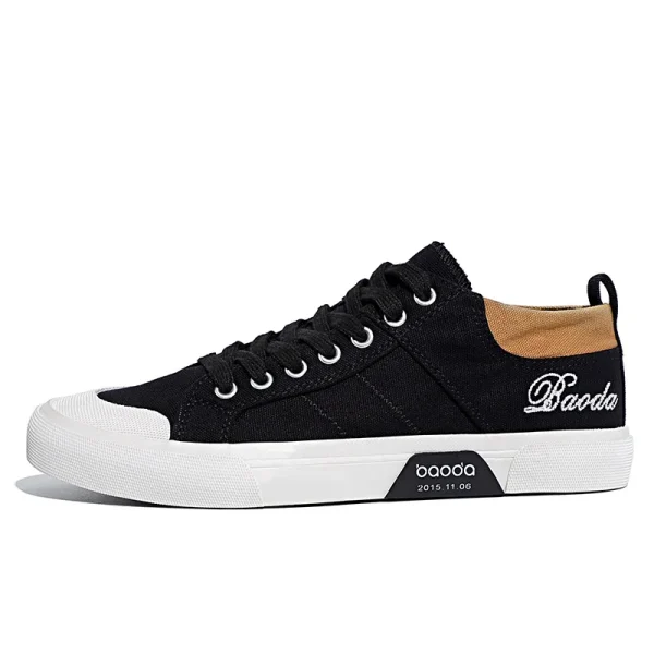 2025 Breathable Walking Footwear Men Trendy Flat Skateboard Sports Soft Sole Cloth Casual Sneakers Fashion Canvas Shoes - Image 6