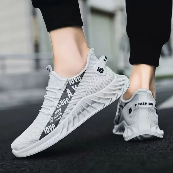 2025 Fashion Men's Sport Casual Shoes Spring Summer Breathable Men's Sneakers Mesh Lightweight Walking Shoes - Image 2