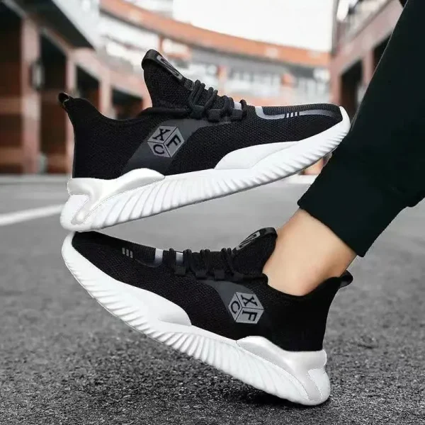 2025 Fashion Running Knitted Casual Walking Sneaker New Arrive Light Sport Casual Shoes - Image 6