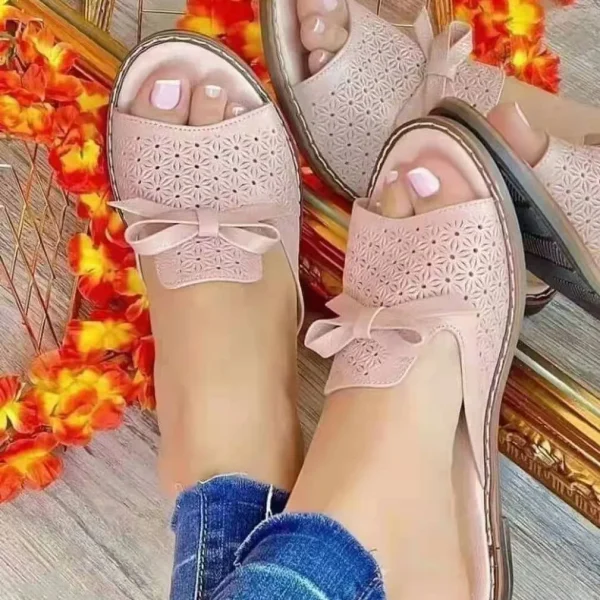 2025 New Fashion Women's Summer Soft Sole Light New Fashion Flat Platform Sandals for Women and Ladies - Image 2