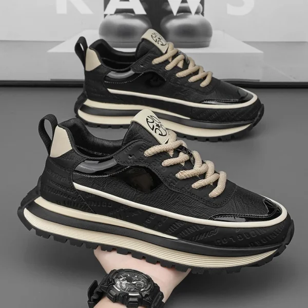 2025 Men's Casual Sneakers for Summer Hot Fashion Breathable Soft Walking Running Shoes - Image 6