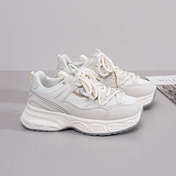 2025 New Fashion Women Sneakers All-match Thick Bottom Casual Running Sports Shoes Ladies Platform Walking Shoes - Image 5