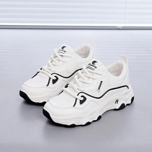 2025 Fashion Mesh Lace up Women S Casual Shoes Comfortable Sneakers Women Breathable Shoes - Image 6