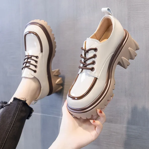 2025  Fashion Leather Women Loafers Shoes High Quality Casual Loafers Women - Image 4