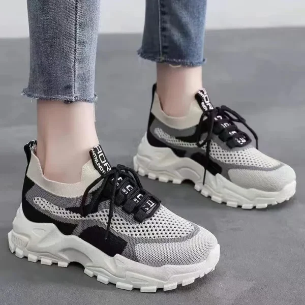 2025 Breathable Mesh Surface Fashionable Casual Shoes Labor protection Shoes Trendy Sports Shoes - Image 2