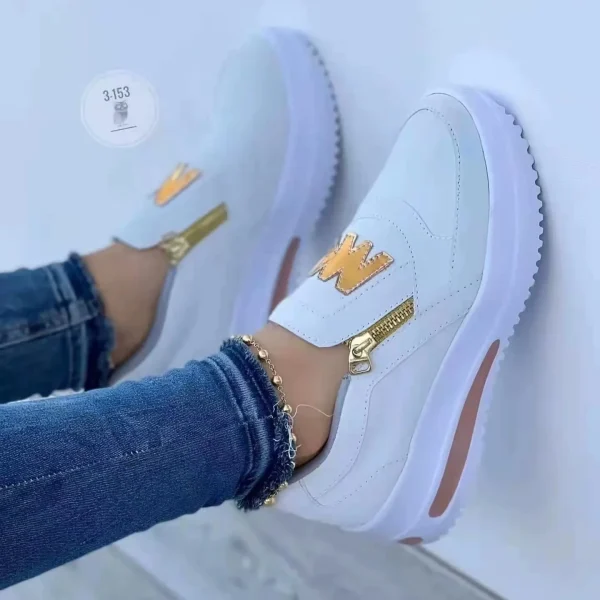 2025 Women's Sports Casual Shoes Large Size Muffin Bottom Casual Sports Shoes - Image 4