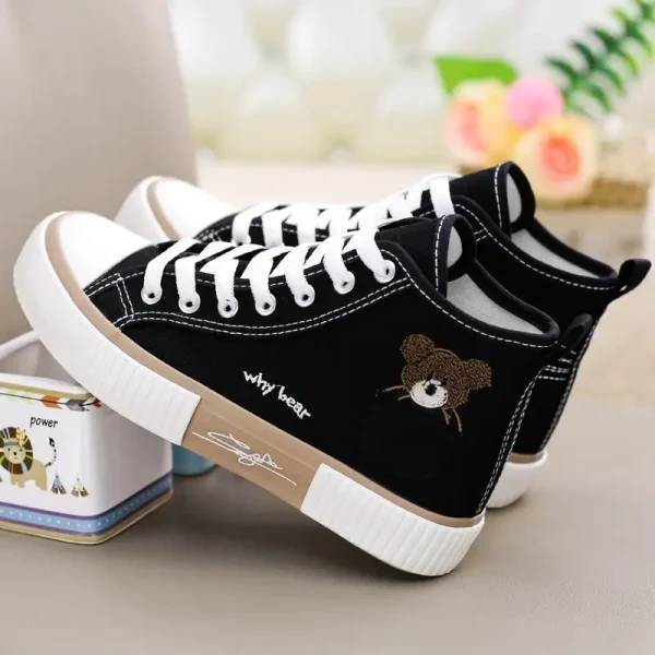 Price Brand Classic Canvas Shoes Vulcanized Sneakers Summer Canvas Shoes for Women and Girl - Image 3
