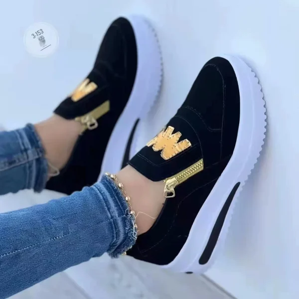 2025 Women's Sports Casual Shoes Large Size Muffin Bottom Casual Sports Shoes