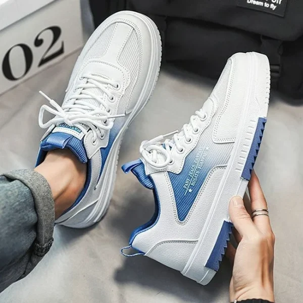 2025  Casual Breathable Low-Top Sports Shoes Non-Slip Wear-Resistant Lace-Up Lighted Walking Shoes for Spring