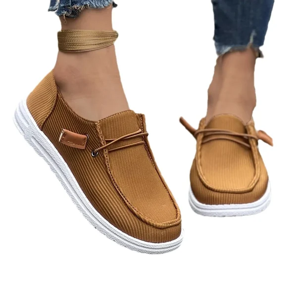 2025 New Style Ladies Cheap Flat Light Weight Breathable Slip-On Loafers High Quality Fashion Women's Shoes - Image 5