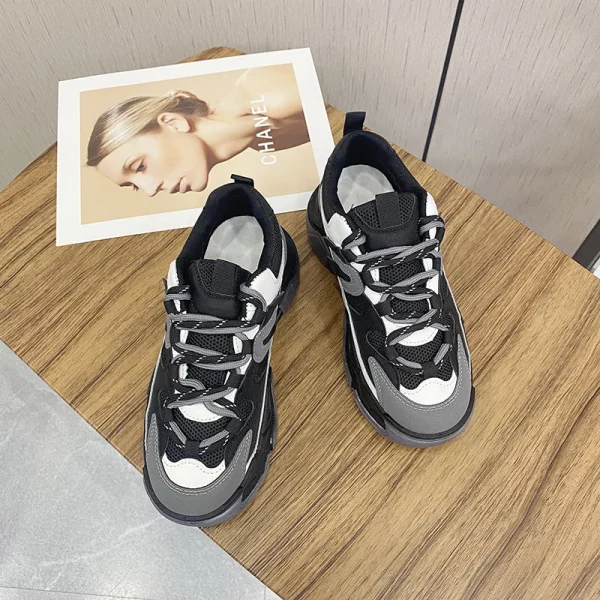 2025 Fashion Shoes Black Women Running Sports Shoes Women Sneakers - Image 4