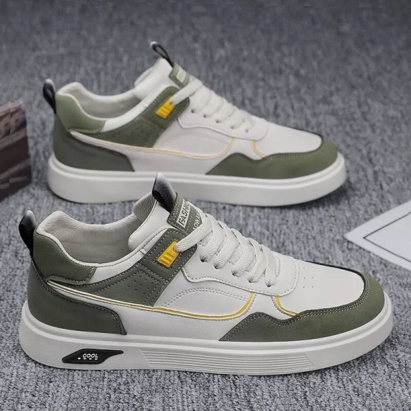 2025 Men's Shoes New Versatile Thick Sole Sports and Casual Shoes Board Shoes - Image 2