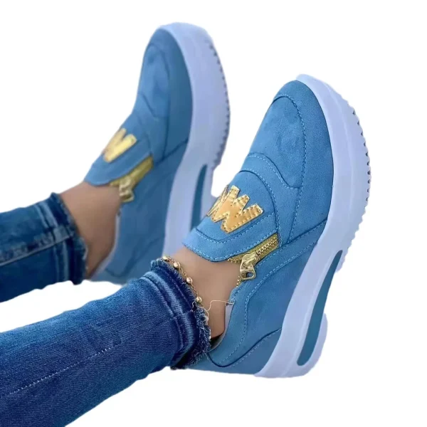 2025 Women's Sports Casual Shoes Large Size Muffin Bottom Casual Sports Shoes - Image 5