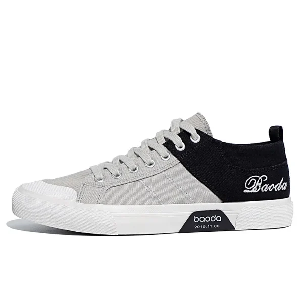 2025 Breathable Walking Footwear Men Trendy Flat Skateboard Sports Soft Sole Cloth Casual Sneakers Fashion Canvas Shoes - Image 5