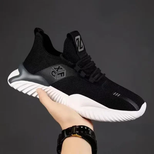 2025 Fashion Running Knitted Casual Walking Sneaker New Arrive Light Sport Casual Shoes - Image 3